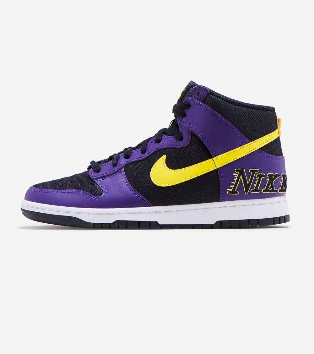 Nike Dunk High EMB 'Lakers' – Online Drop List & Release Info