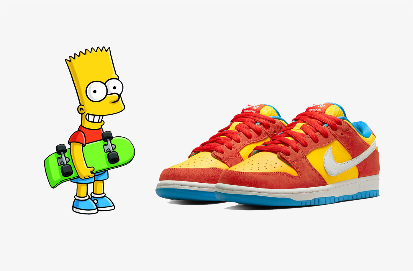 お買得ケース購入 Nike SB Dunk Low bart simpson バート・シンプソン