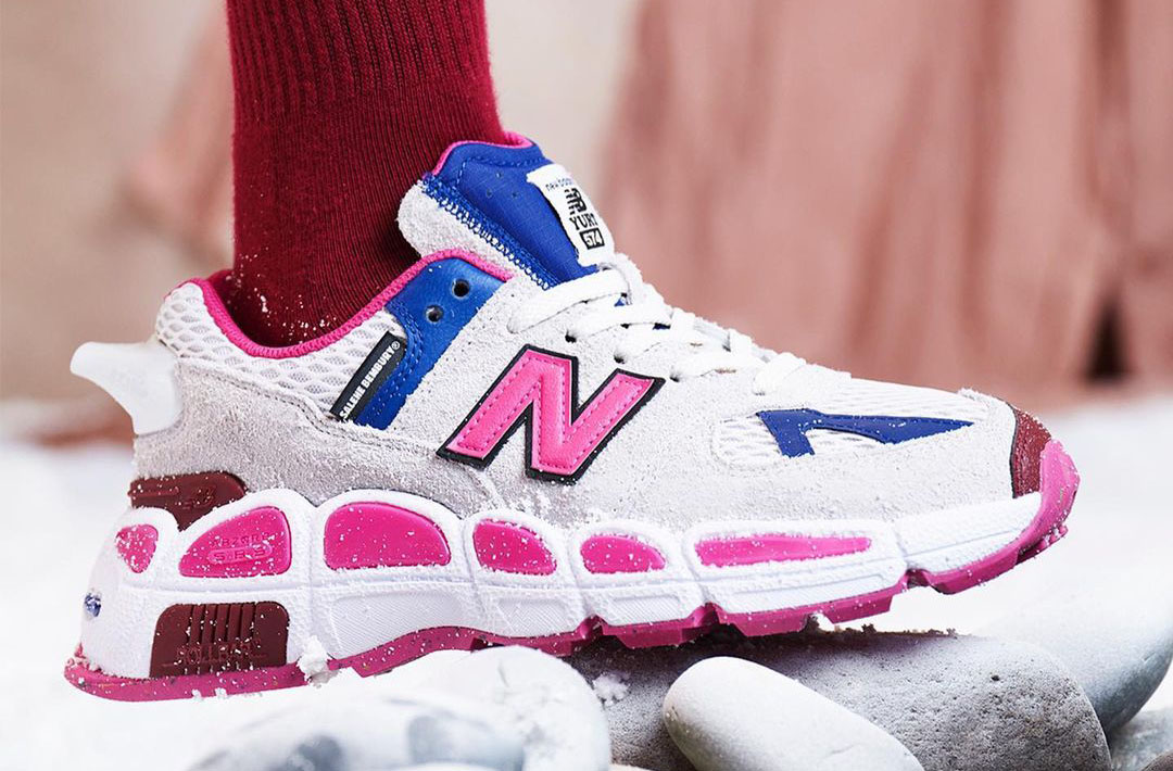 Salehe Bembury x New Balance 574 Yurt Arrives in White, Pink