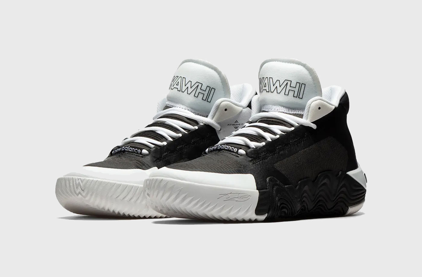 Images of the New Balance Kawhi 2 Surface in Black & White 