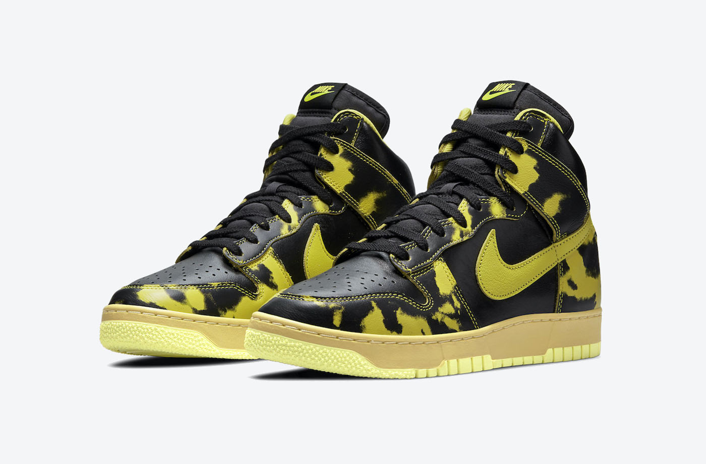 The Nike Dunk High 1985 “Yellow Acid Wash” Drops Next Week – SoleSavy