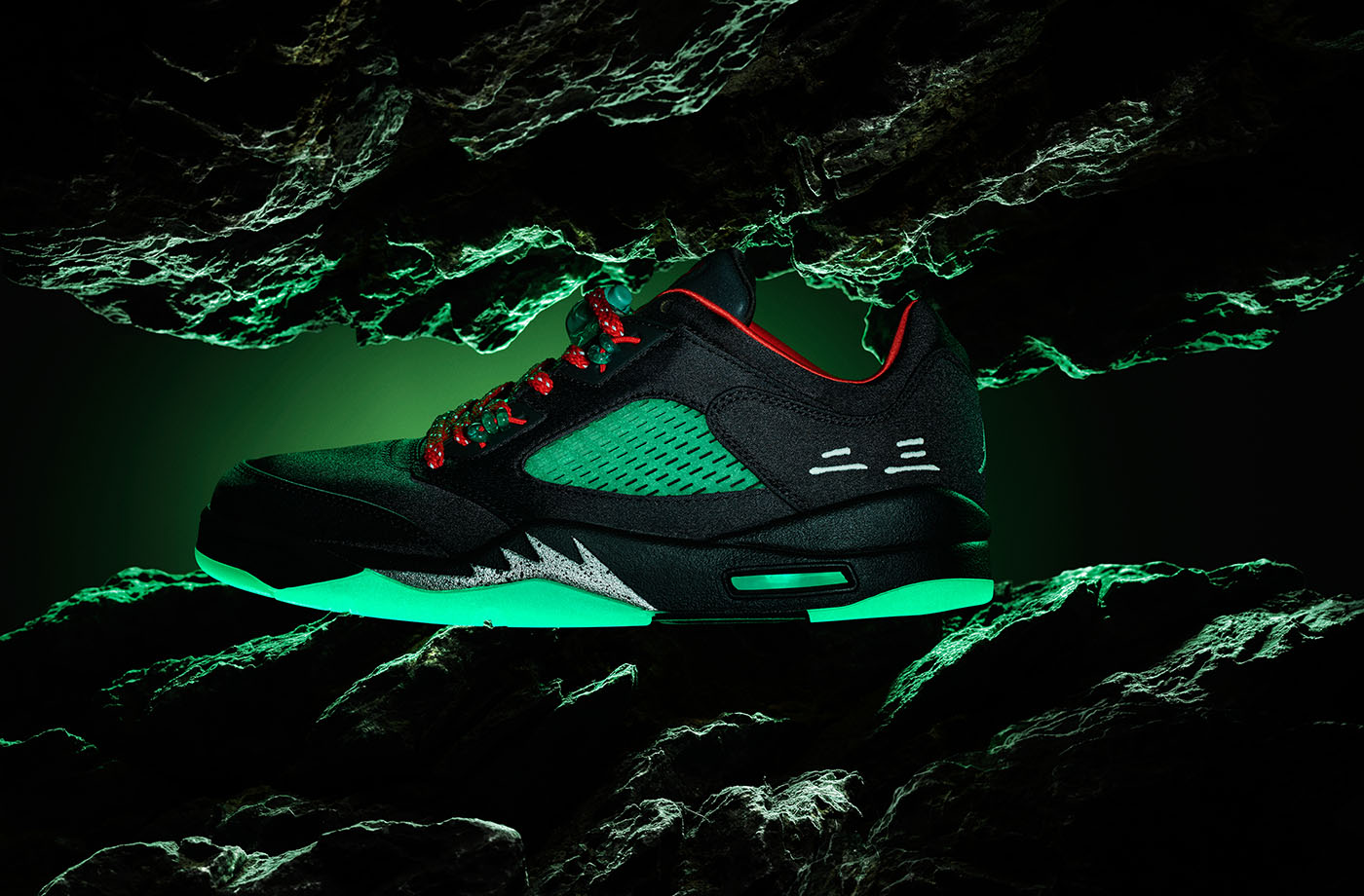 Jade's Elegance & Prestige Inspires CLOT x Air Jordan 5 Low – SoleSavy