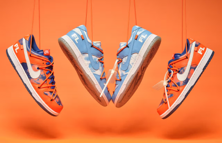 Futura Off-White Nike Dunk Low Auction